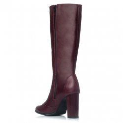 Cizme piele naturala Urania Burgundy - sau Orice Culoare